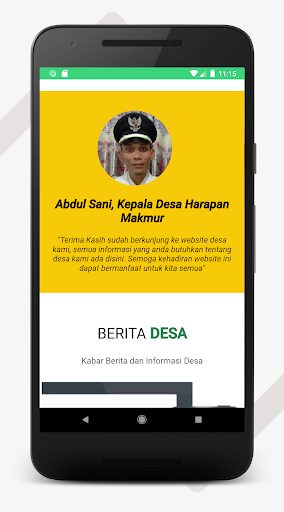 Website Desa Harapan Makmur Screen 3