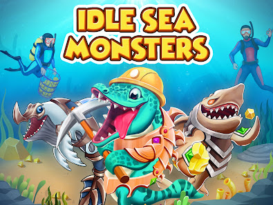 Screenshot 1 Idle Sea Monsters android