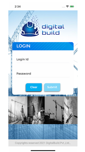 Android application DigitalBuild screenshort