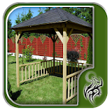 Wooden Garden Canopy Design icon