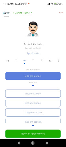 Girant Health Screen 3