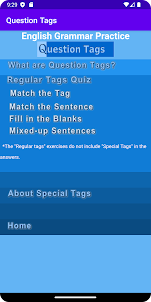 Question Tag Practice