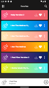 Captura de Pantalla 5 The Beatles OFFLINE Ringtones android