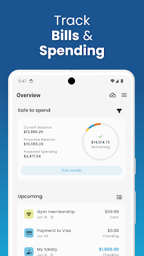Android application NEKO: Bill Tracker & Organizer screenshort