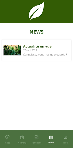 Android application Jardicom screenshort