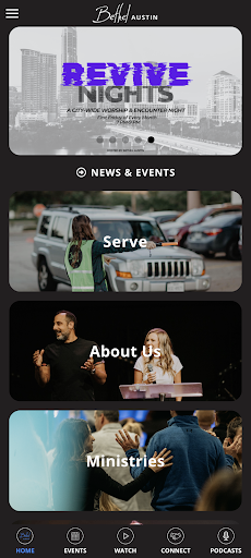 Android application Bethel Austin screenshort