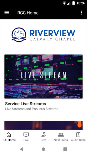 Android application Riverview Calvary Chapel screenshort