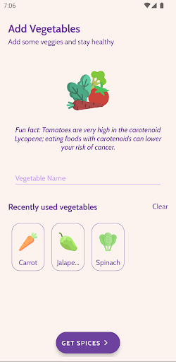 Grocery List Screen 3