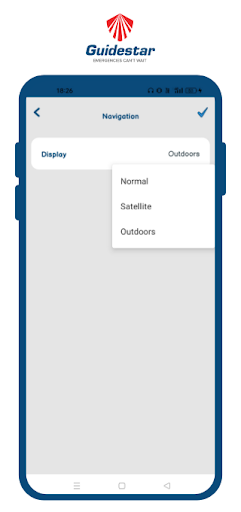 Android application Guidestar screenshort
