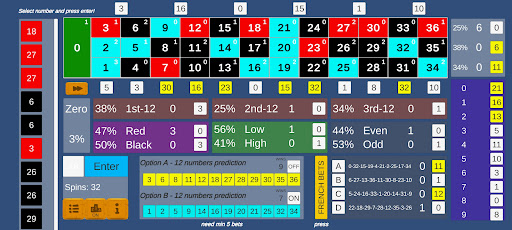 Roulette Tracker Advanced Screen 3