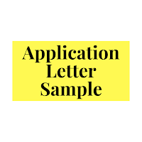 Application Letter Samples