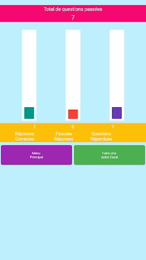 Android application Multi Quizz PF screenshort