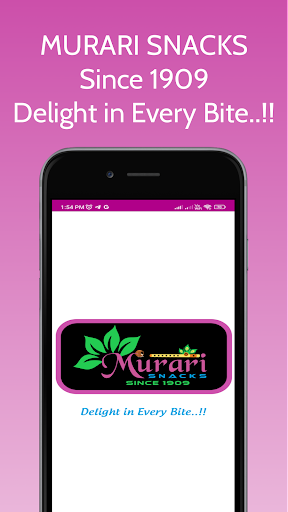 Android application Murari Snacks screenshort
