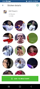 CR7 Animated Stickers for WA