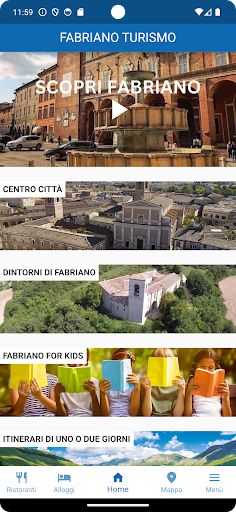 Android application Fabriano Turismo screenshort