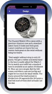 Huawei Watch 3 Pro guide