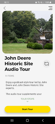 Screenshot of Visit John Deere