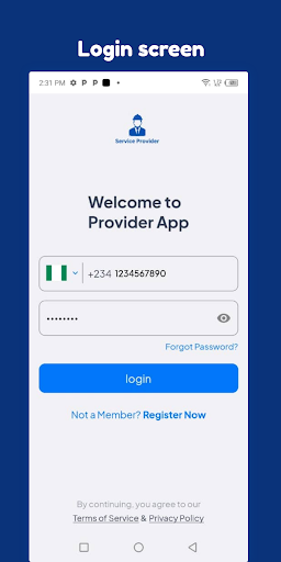 Rayzor Provider Screen 2