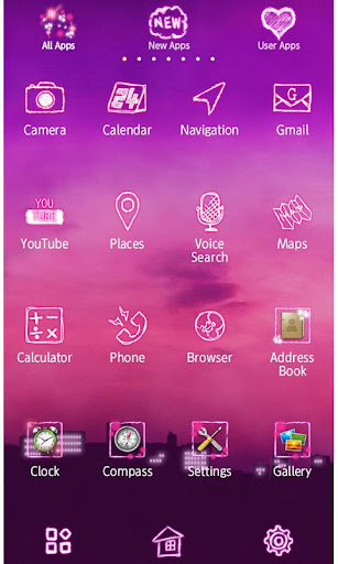 City Sunset Wallpaper Screen 2