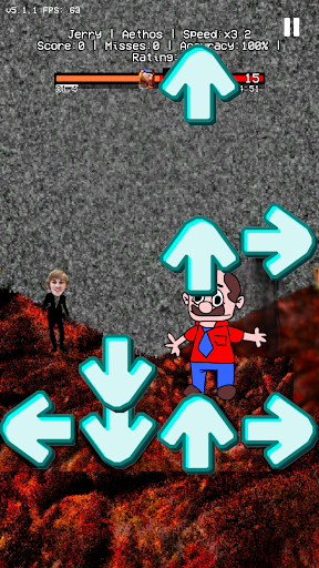 Android application Evil Jeffy Endless Music Fight screenshort