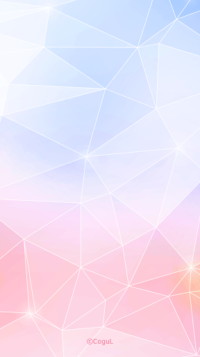 Android application 카카오톡 테마 - 로우 폴리 삼각형_핑크퍼플 screenshort