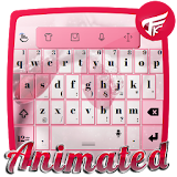 Pink winter Keyboard Animated icon