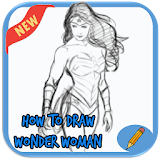 How to Draw Wonder Woman icon