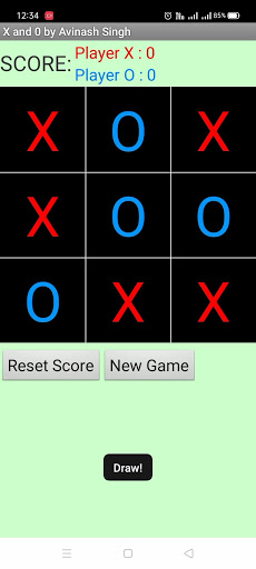 Tic Tac Toe Screen 2