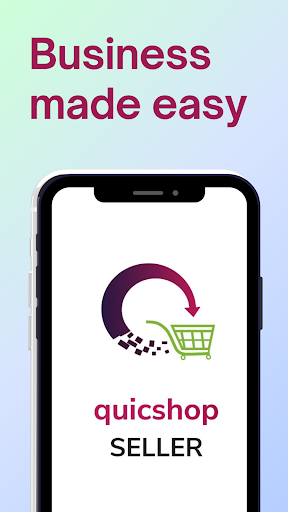 Android application QuicShop SELLER screenshort