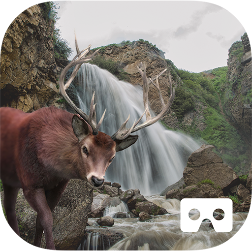 Waterfall Hunting VR Cardboard  Icon