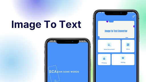 Android application Image to Text converter screenshort