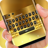Luxury Gold Brick Keyboard Rich Wealth Theme icon