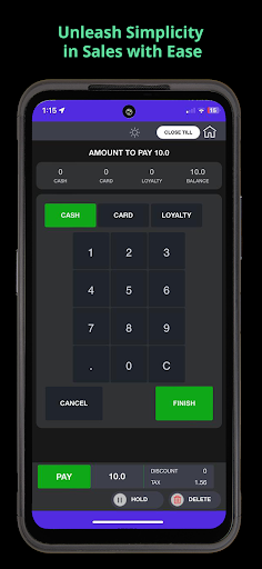 Delta POS ( Point of Sale) Screen 3