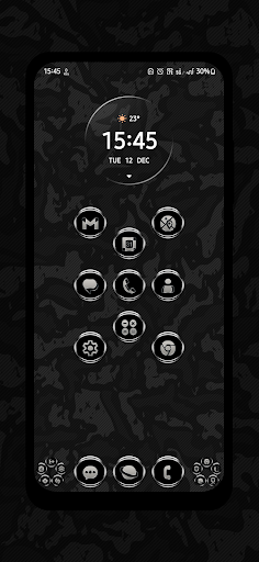 Screenshot of Gleaming Metal Icon Pack