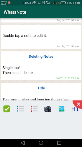 WhatsNote - Personal Notes App Screenshot 3 - AppWisp.com