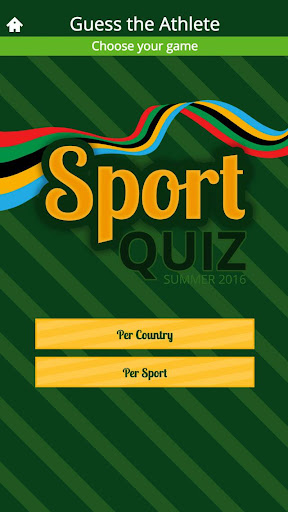 Android application Sport Quiz - Guess the Athlete screenshort