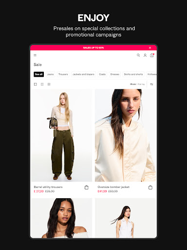 Screenshot of BERSHKA: Fashion & trends
