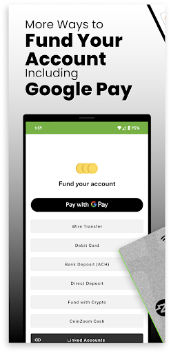 Android application CoinZoom feat. ZoomMe screenshort