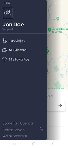 Taxi Cuenca Screen 2