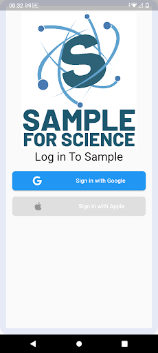 Android application Sample for Science screenshort