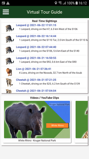 Android application Virtual Tour Guide screenshort