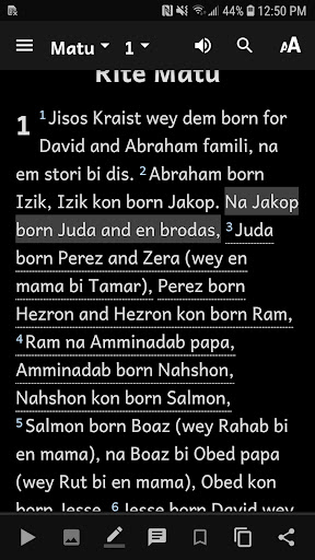 Nigerian Pidgin Bible Screen 3