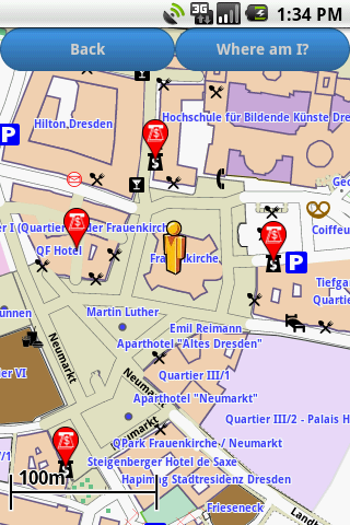 Dresden Amenities Map free