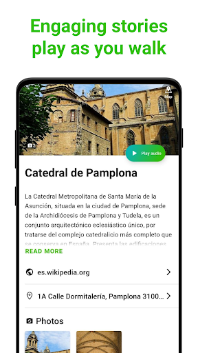 Pamplona Tour Guide:SmartGuide Screen 2