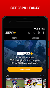 ESPN Varies with device screenshots 4