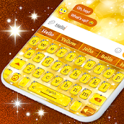 Golden Shine Keyboard ? Bright Gold Free Themes