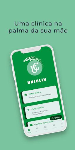 Android application UNICLIN screenshort