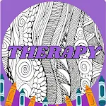 Cover Image of Download Therapy Mandala Coloring Book  APK