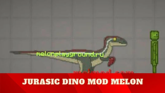 Dinosaur Jurasic Mod Melon