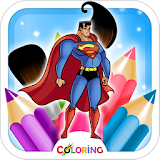 Superhero Coloring Kids Books icon